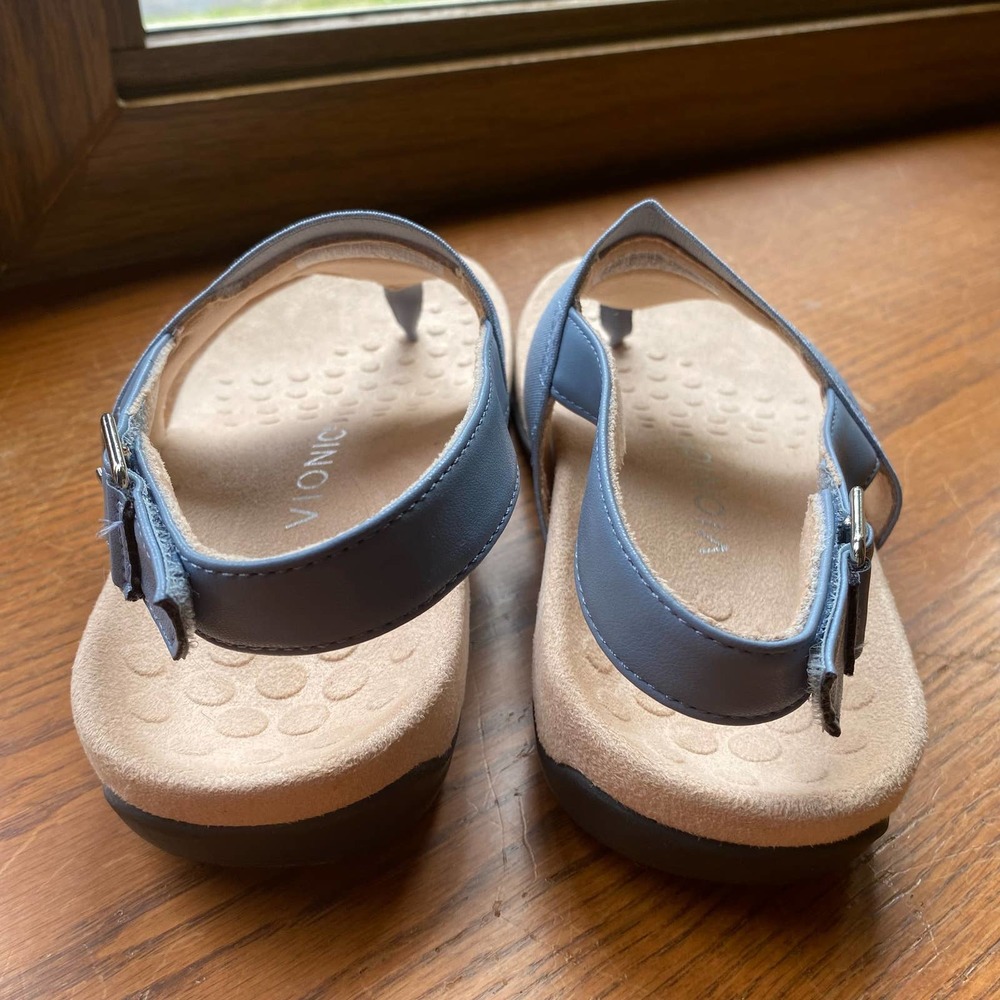 Nib Vionic Rest Danita Adjustable T-Strap Sandals… - image 7